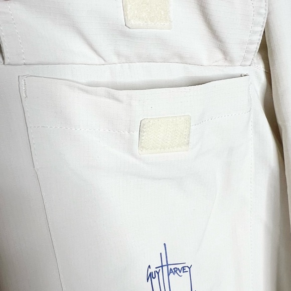 Guy Harvey Men’s Button Down Shirt Long Roll Tab Sleeves Size XL - Picture 5 of 16